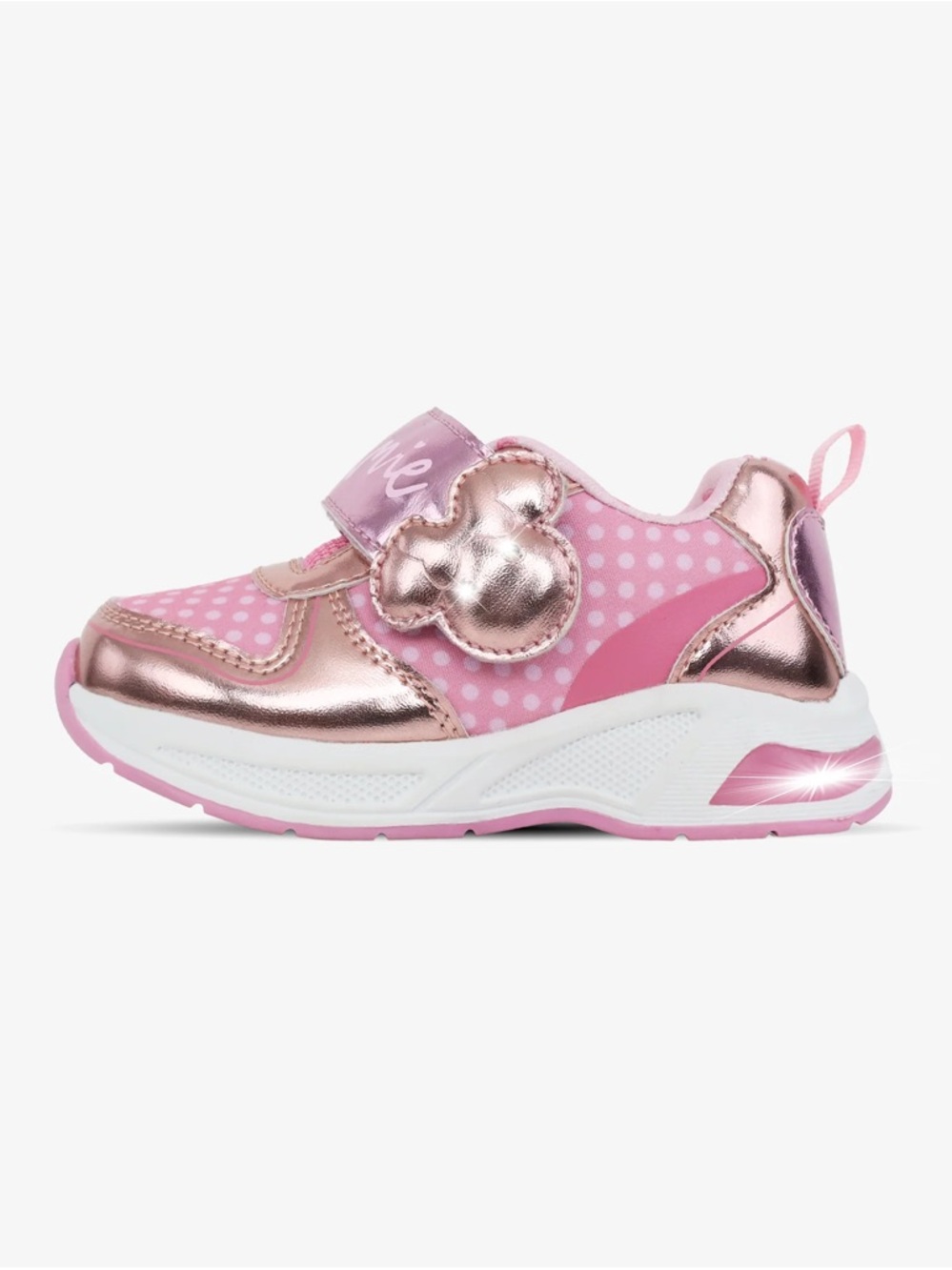 Disney Kids Pink Minnie Mouse Sneakers